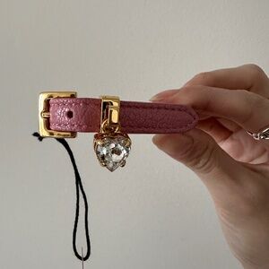 Muy Miu leather bracelet